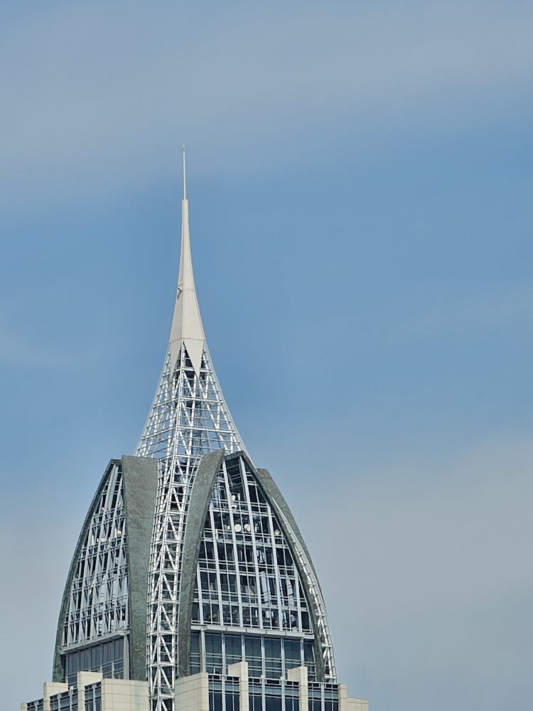 Skyscraper Tower Against Blue Sky