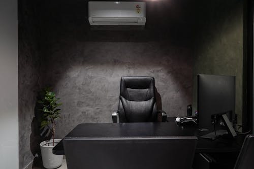 A Desk in an Office