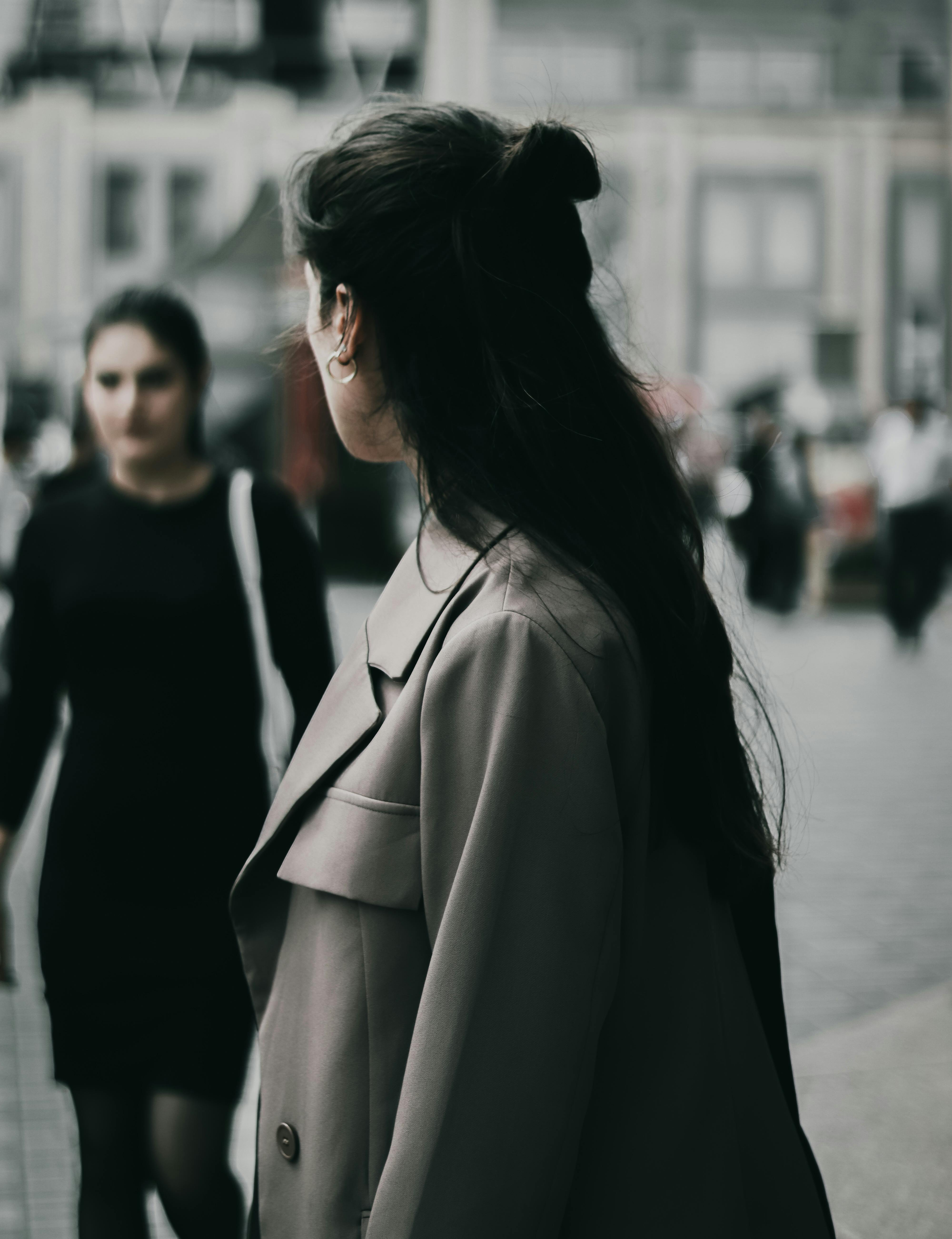 Rear View of Woman Standing on Bridge in Old Town · Free Stock Photo