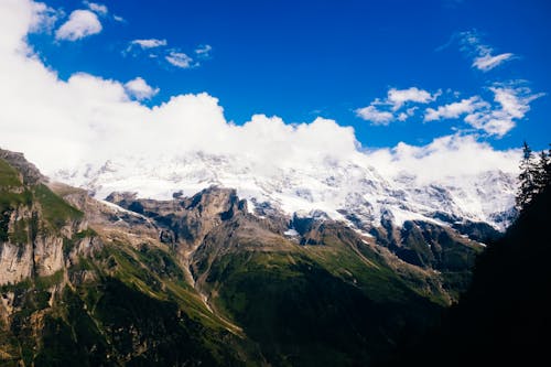 Clouds Above Mountain Valley