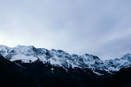 Snow on Mountain Peaks