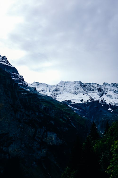 Mountains Covered with Snow