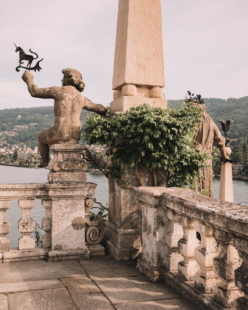 Sculpture on Railing on Viewpoint