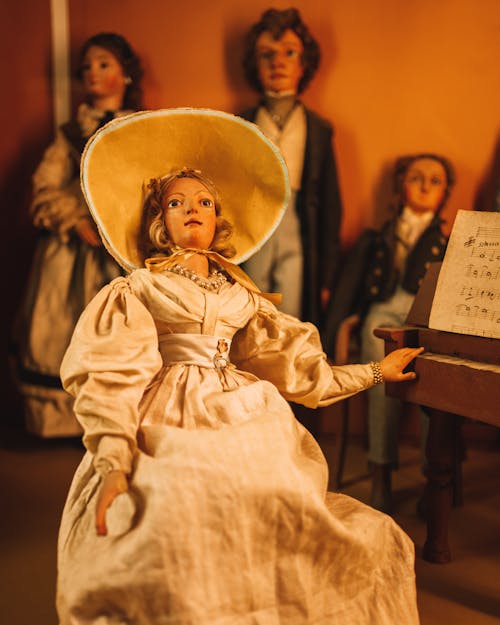 Darmowe zdjęcie z galerii z figurka, kapelusz, lalka