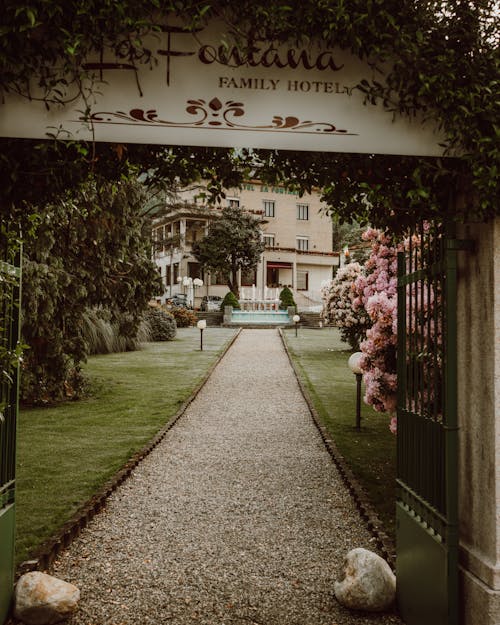 Gate to Hotel Garden