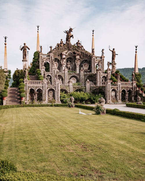 Borromeo Palace on Bella Island in Italy