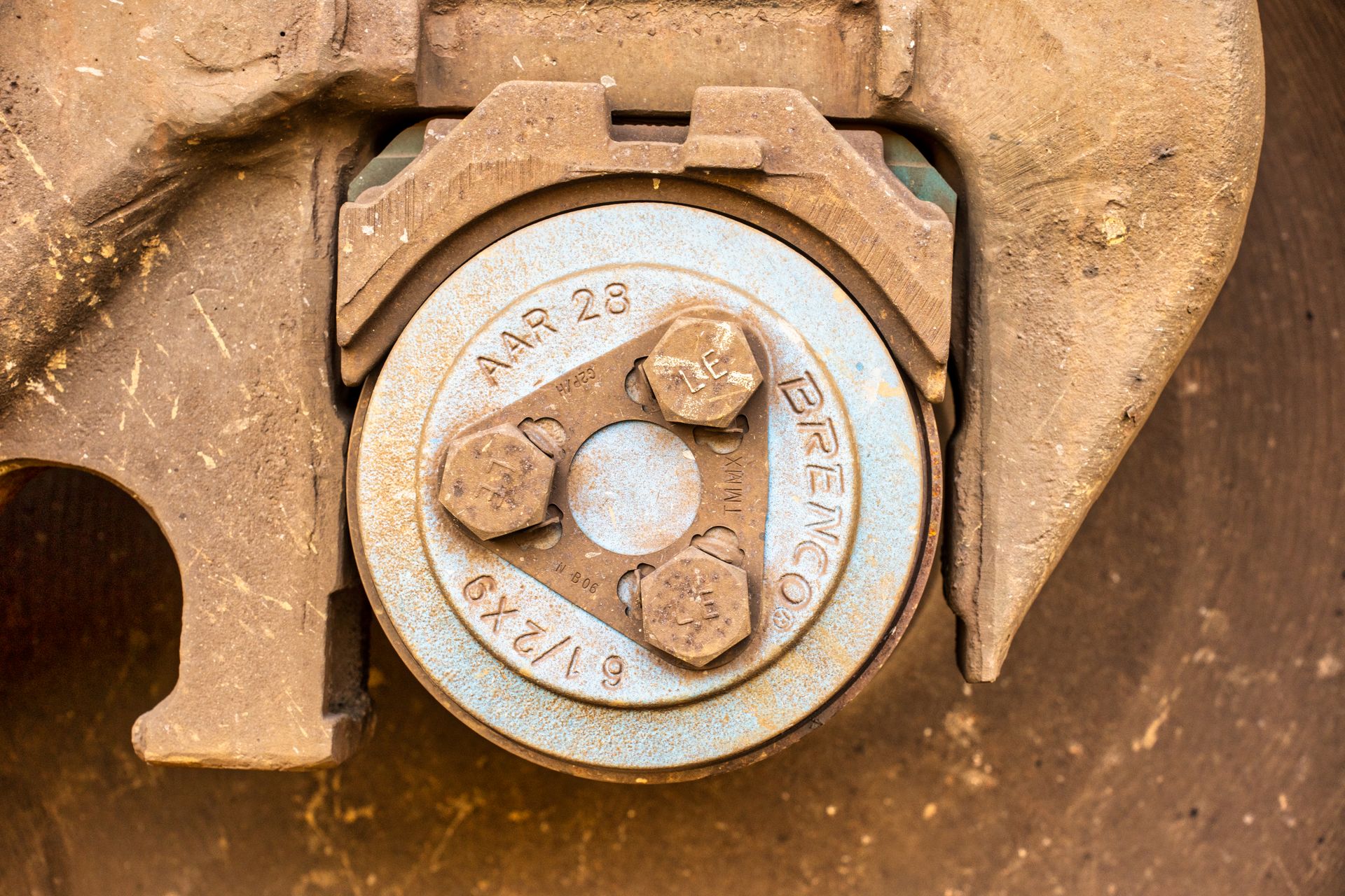 Close-up of a Part of Machinery