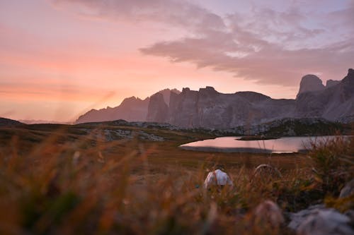 Бесплатное стоковое фото с закат, озеро, пейзаж