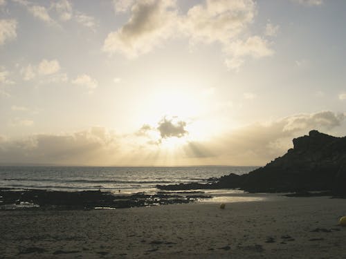 Ilmainen kuvapankkikuva tunnisteilla auringonlasku, britannia, hiekkaranta