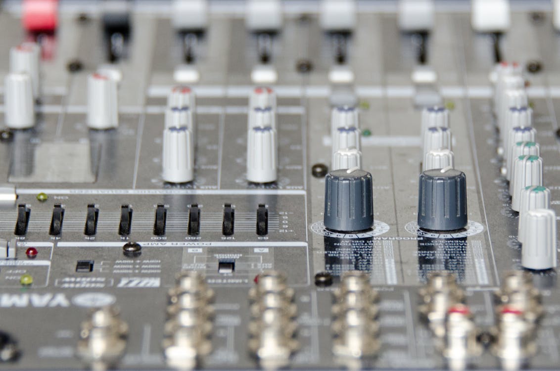 Free stock photo of audio, audio engineering, cross fader