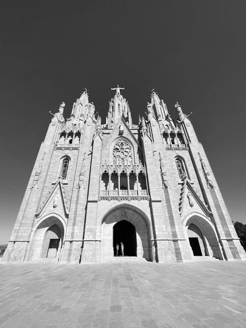 Základová fotografie zdarma na téma barcelona, černobílý, církev