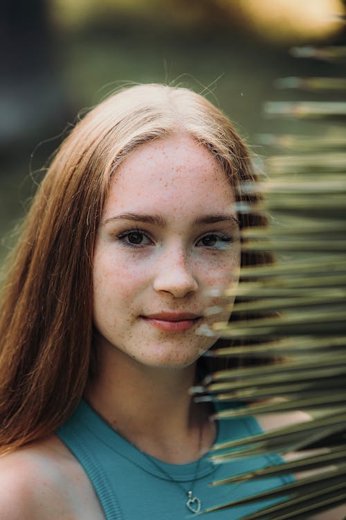 Young Woman with Freckles