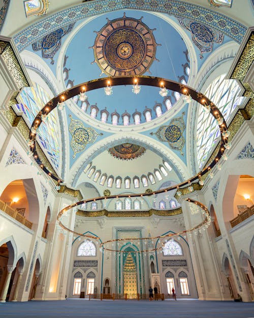 Photo from Inside the Camlica Mosque in Istanbul, Turkey