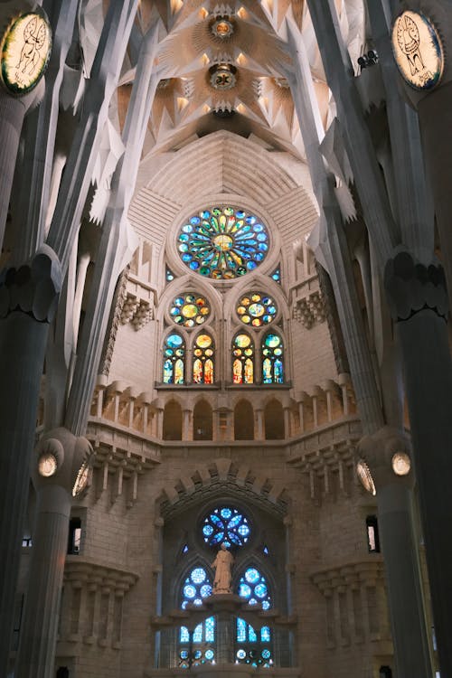 Interior of Sagrada Familia Cathedral