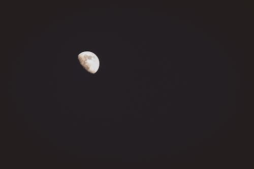 Moon on Night Sky