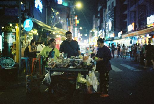 Street Vendor at night