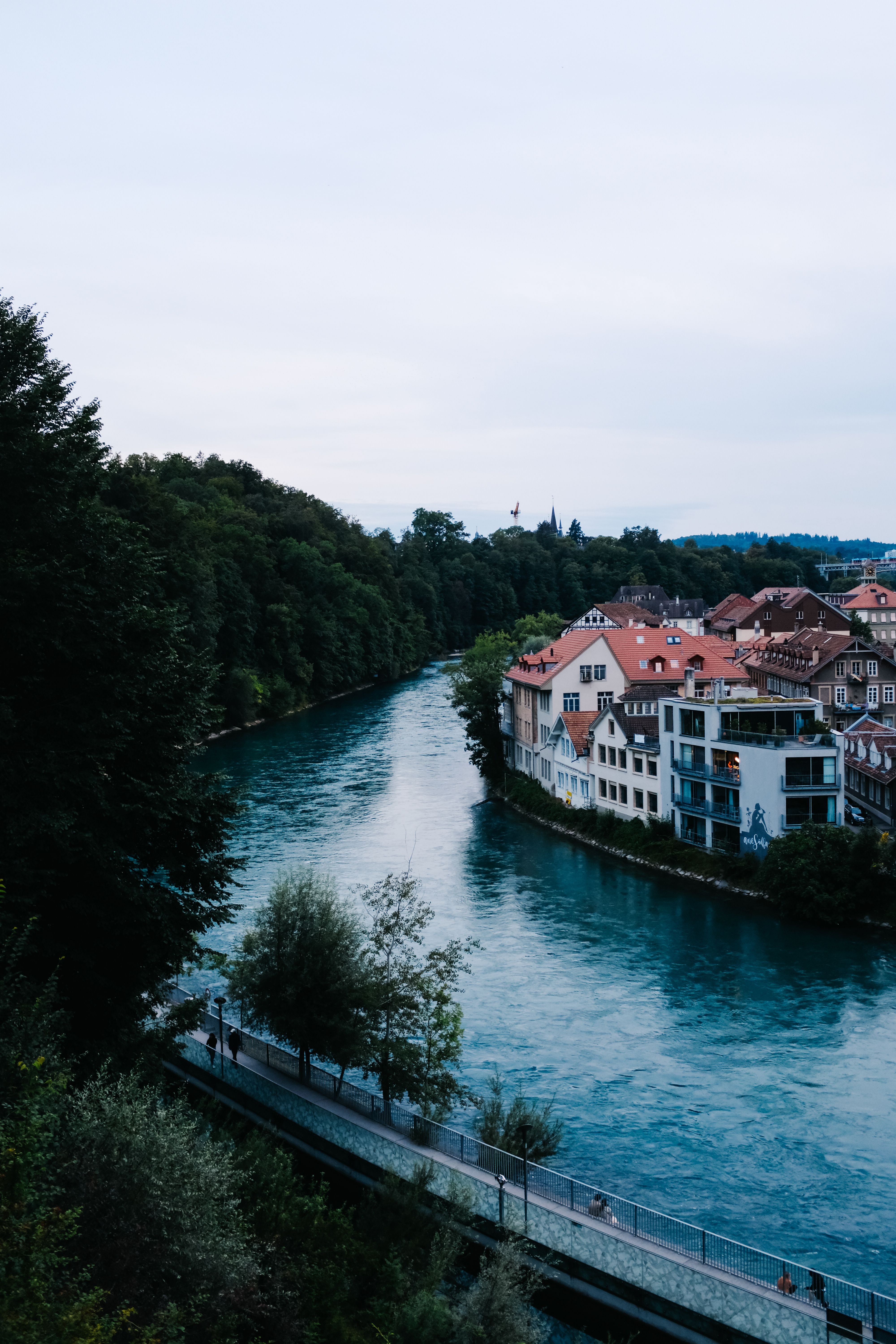 Photo of a River in a Town · Free Stock Photo