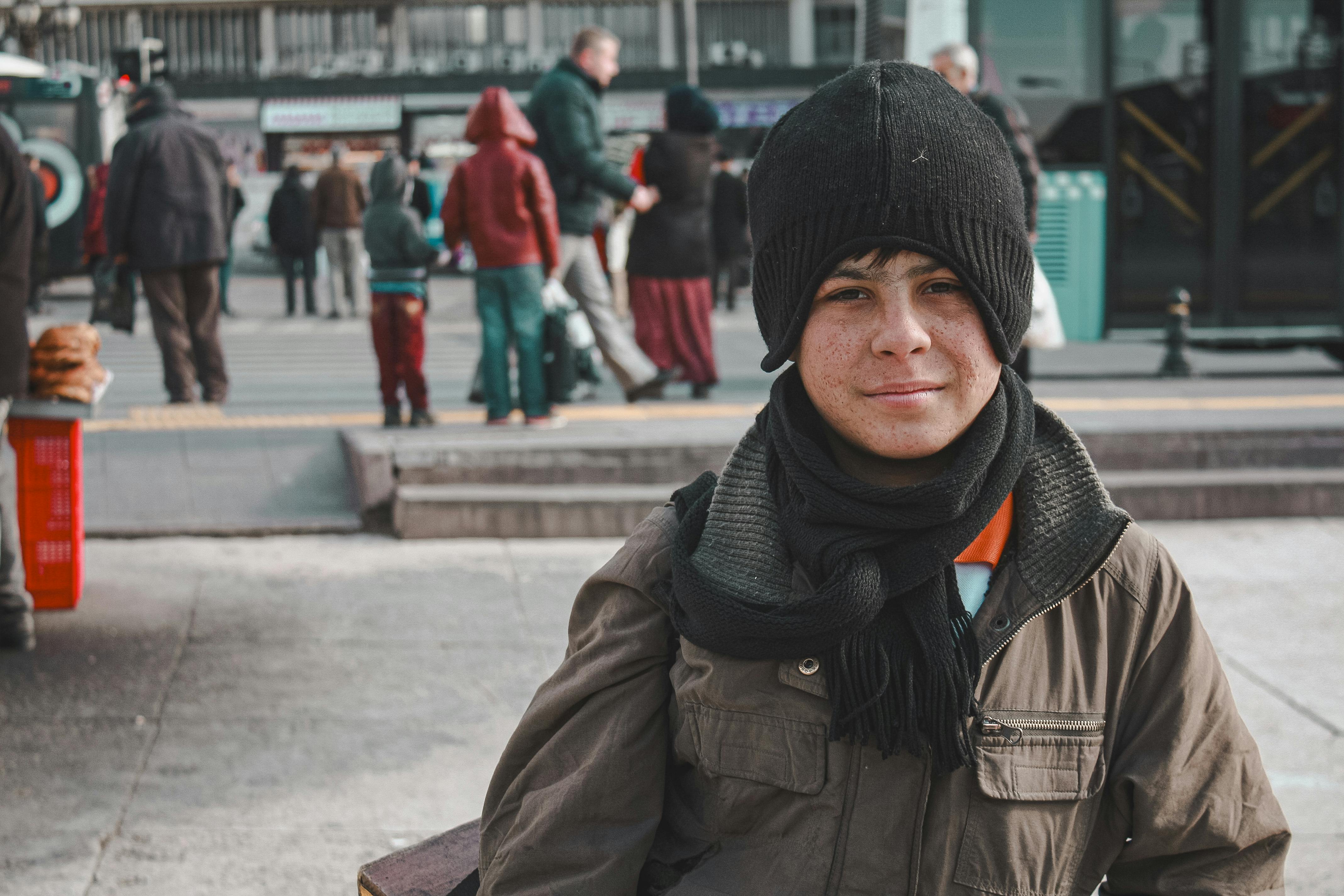 A Boy in Winter Clothing