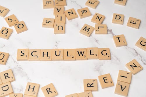 Scrabble tiles spelling schwule