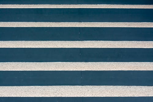 Abstract Image of a Wall with Indigo Stripes