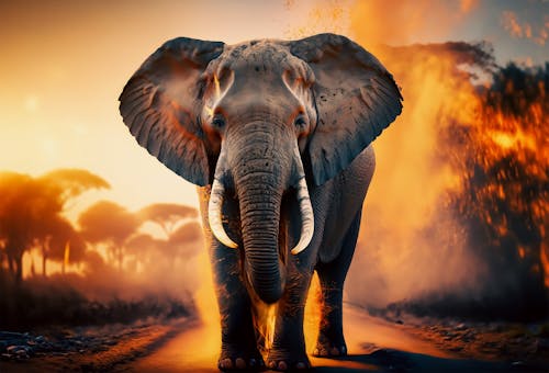 Immagine gratuita di animali safari, elefante, elefante africano del cespuglio