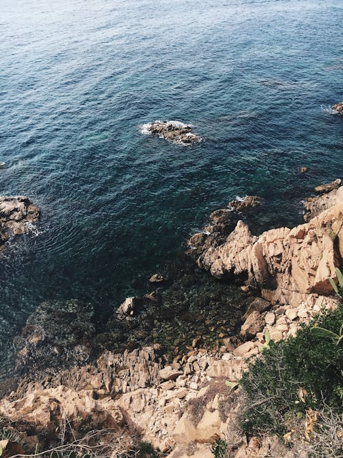 Free stock photo of blue sea, by the sea, mountains