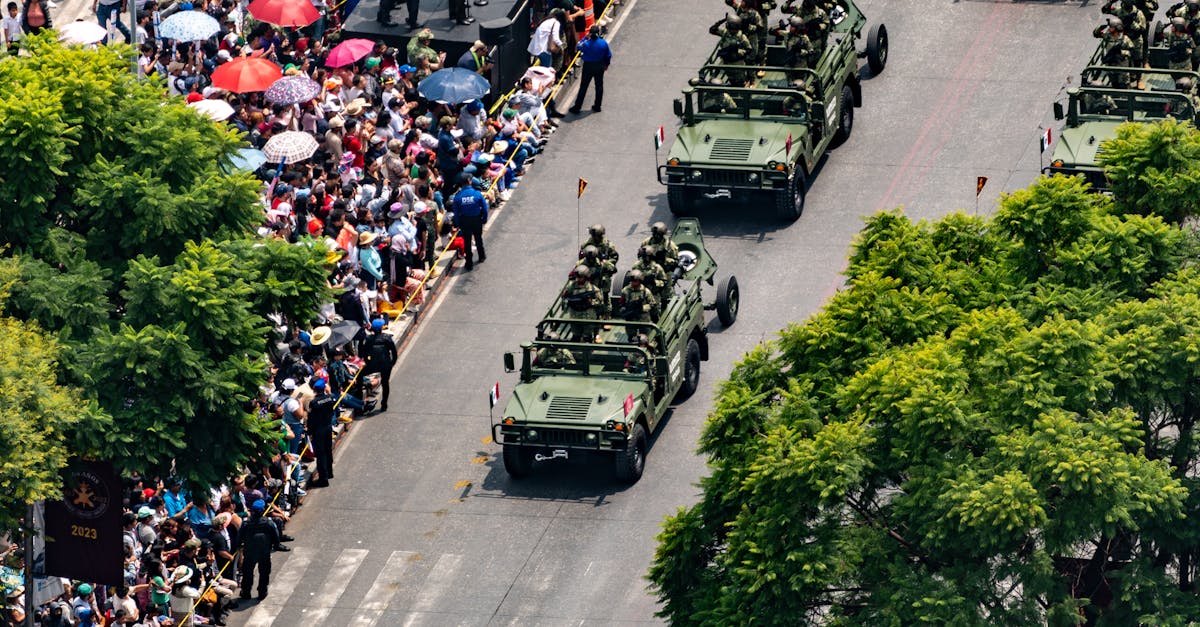 Mexican army tanks parade in mexico city · Free Stock Photo
