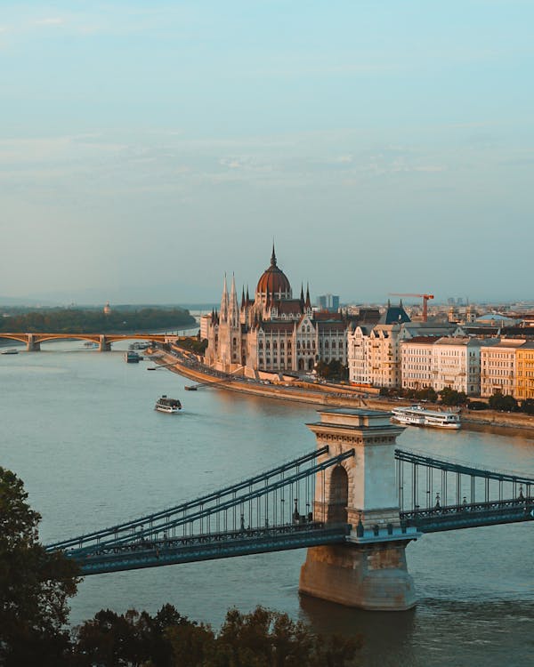 Budapest Cityscapew with the Parliament and River