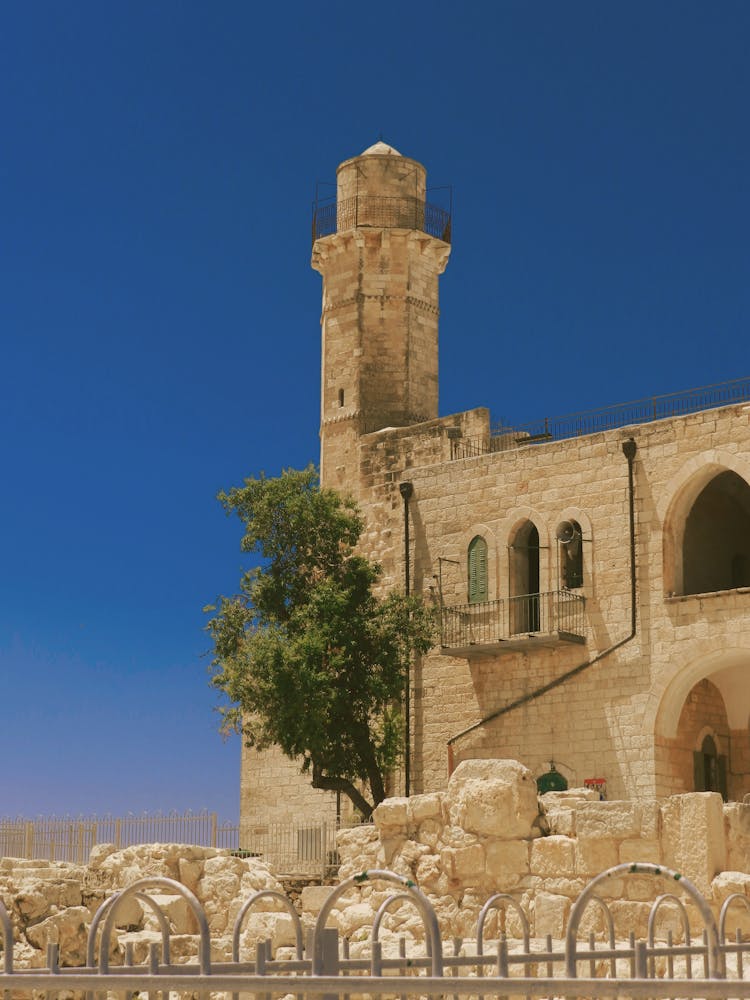 Ruins Of The Tob Of Samuel In Jerusalem 