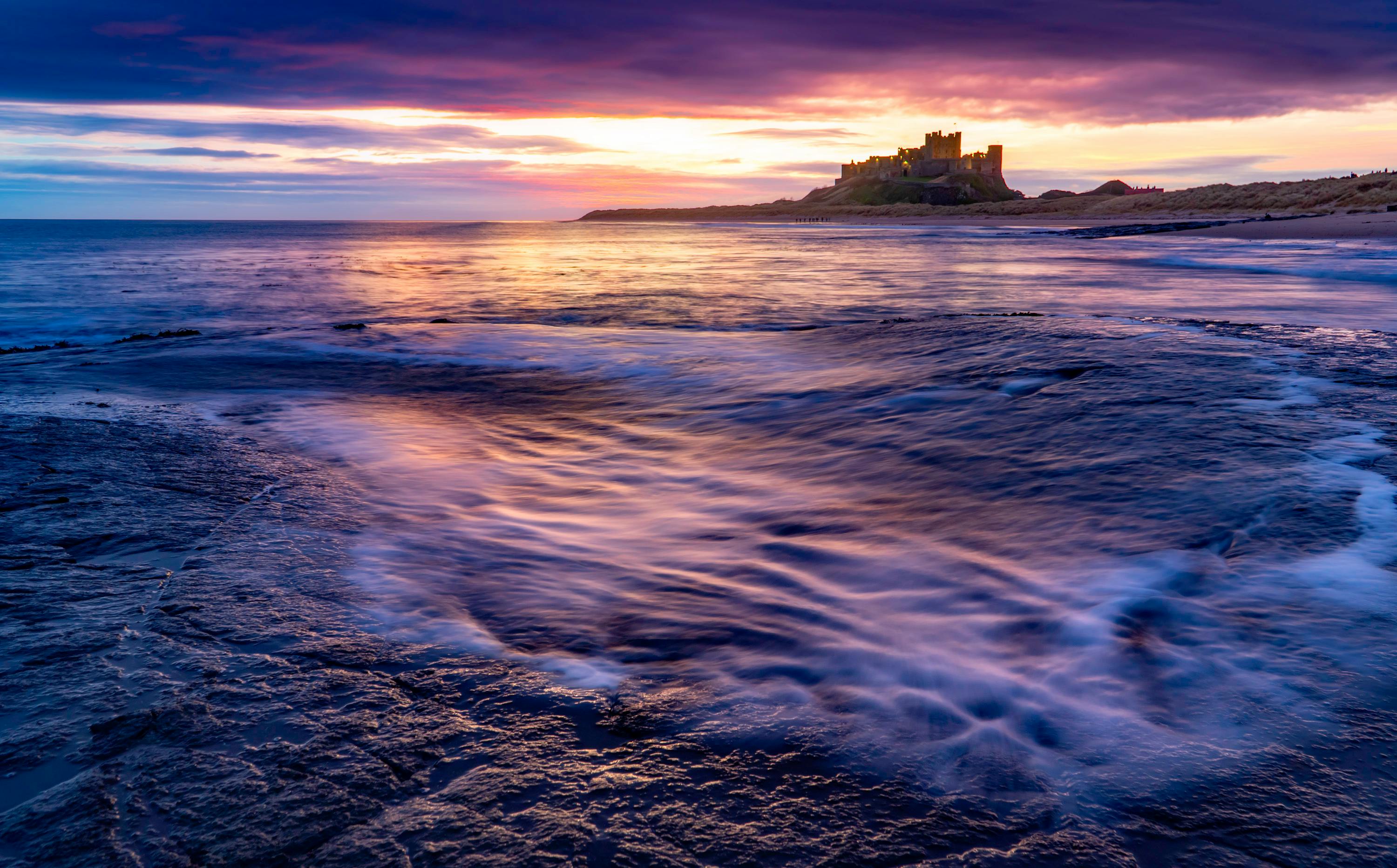 Shallow Water during Golden Hour · Free Stock Photo