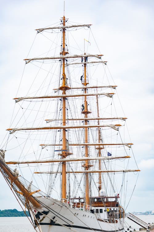 Ship with Masts and Sails