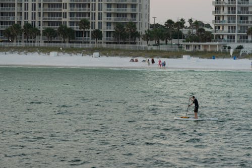 Paddle Boarder at Sunset 2