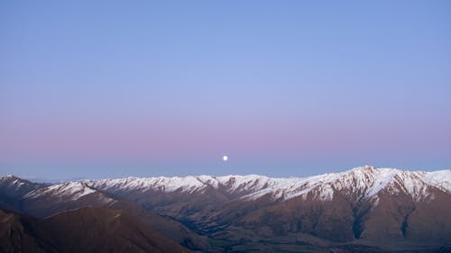 Kostenloses Stock Foto zu aotearoa, berge, blauer mond