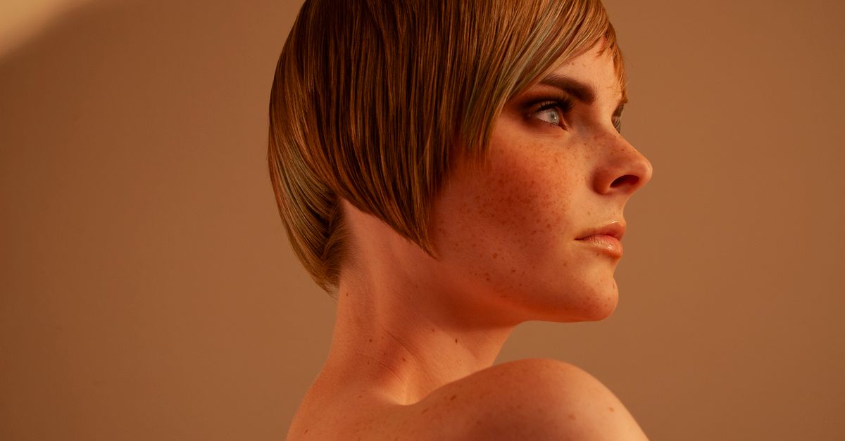 Frecles Target Model Model with Freckles · Free Stock Photo