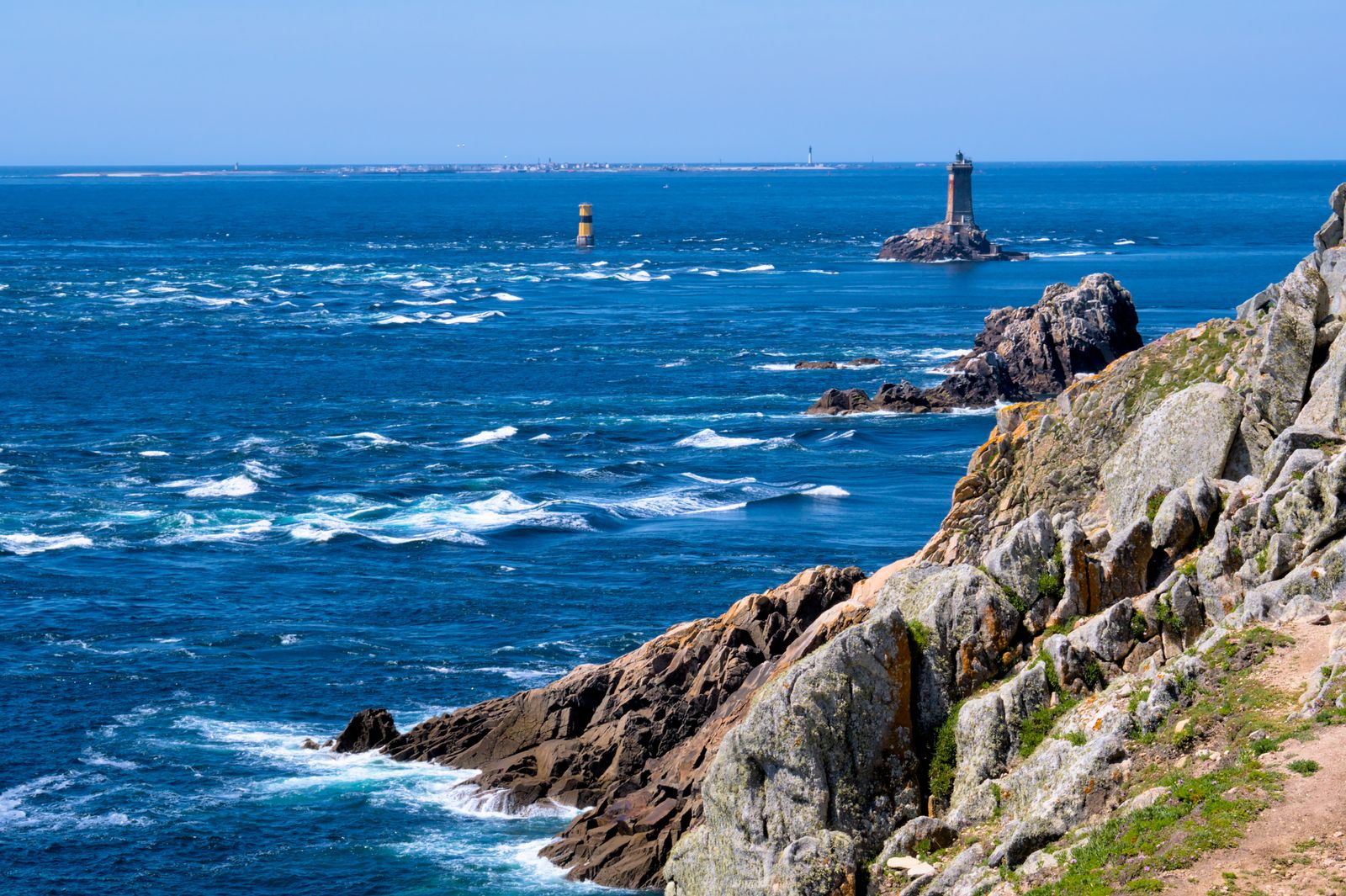 Waves on the headland paint by numbers