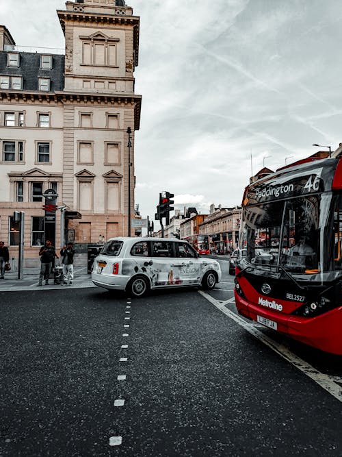 Foto d'estoc gratuïta de Anglaterra, autobús, carrer