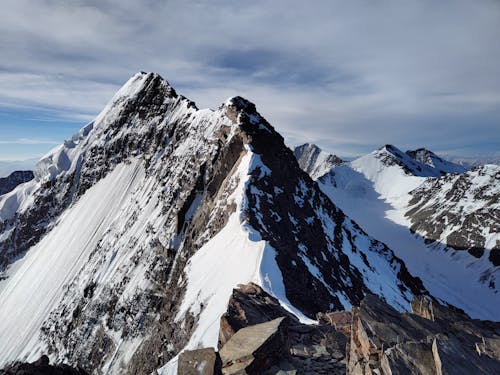 Snow on Mountains Peaks