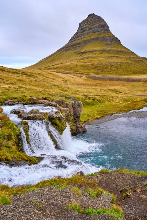 Gratis lagerfoto af bjerg, flod, Island