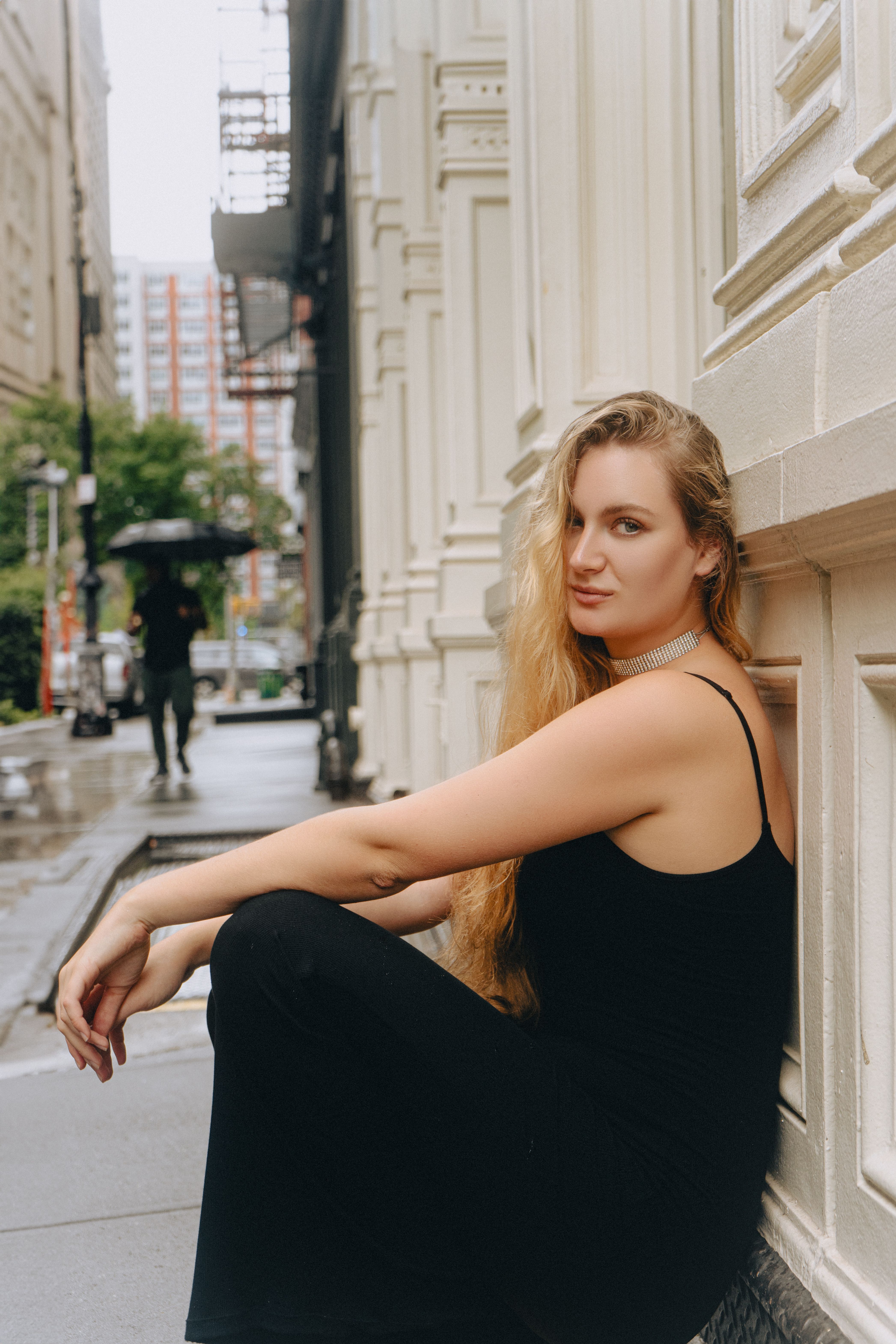 Portrait of Blonde Woman Wearing Black Dress and Hat · Free Stock Photo