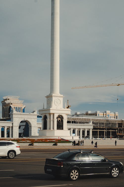 Monument at the Independence Square in Astana, Kazakhstan