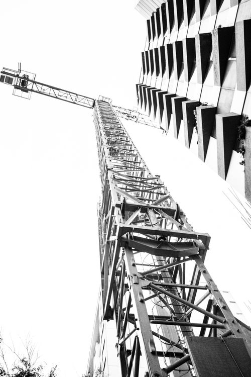 Free stock photo of architect, crane, skyscraper Stock Photo