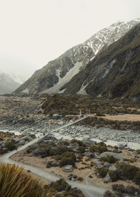 Experience the majestic landscape of Aoraki/Mount Cook in Canterbury, New Zealand.