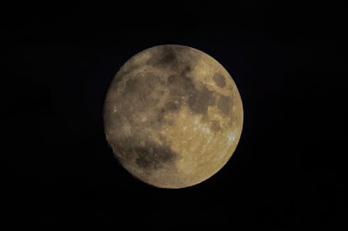 Free Full Moon on Sky Stock Photo