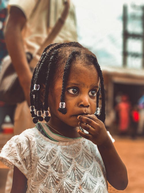 Foto stok gratis bayi afrika, belum tua, gadis amerika afrika