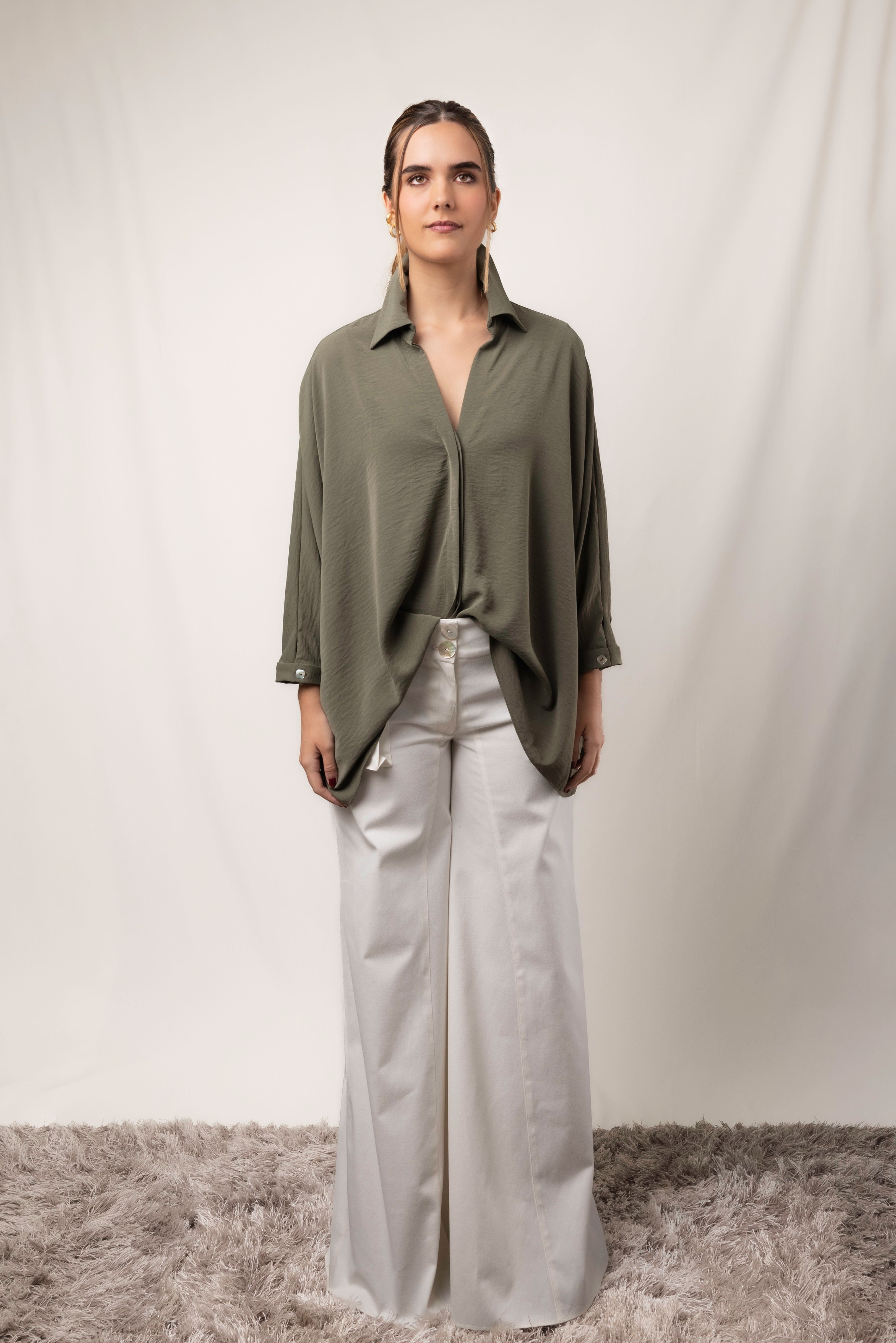 Wide-Leg Trousers
