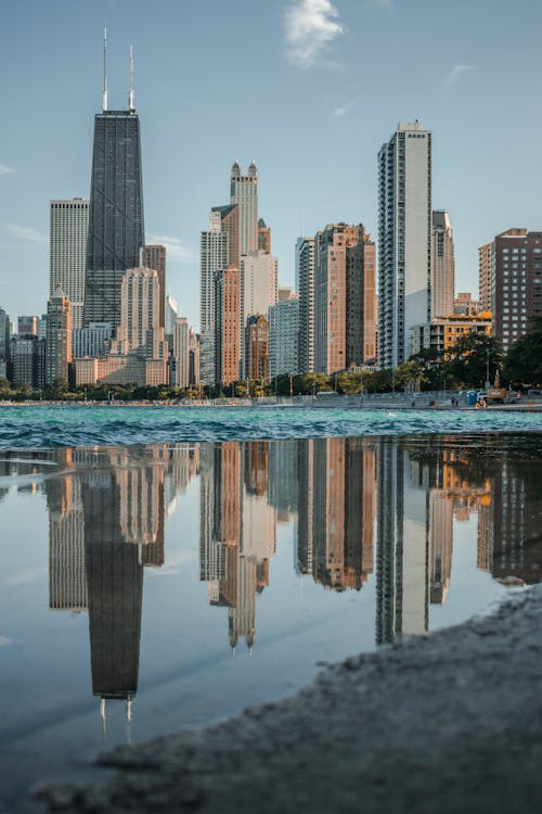 Reflective Photography of High Rise Buildings