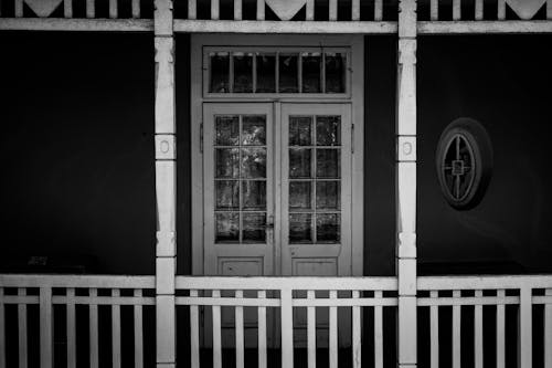 Porch and Front Door of a House