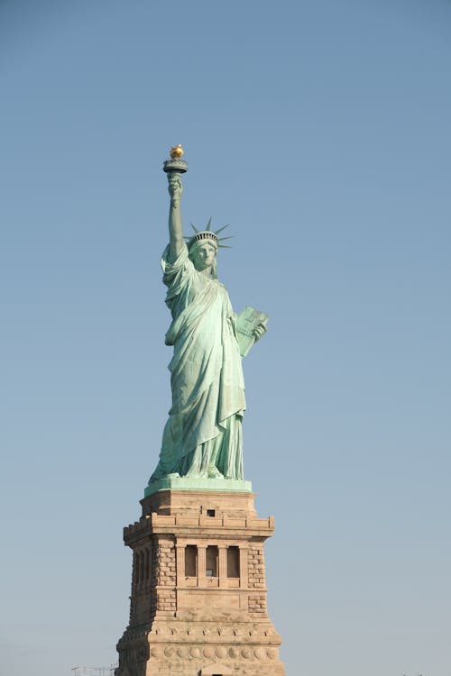 Foto stok gratis kota New York, landmark lokal, langit biru