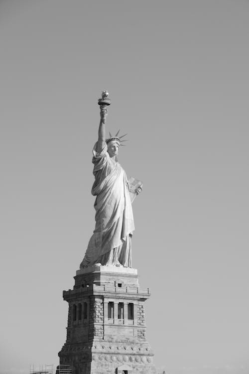 Foto stok gratis hitam & putih, kota New York, landmark lokal