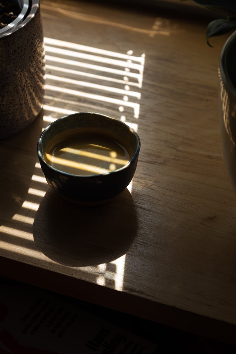 Cup Of Coffee On Table